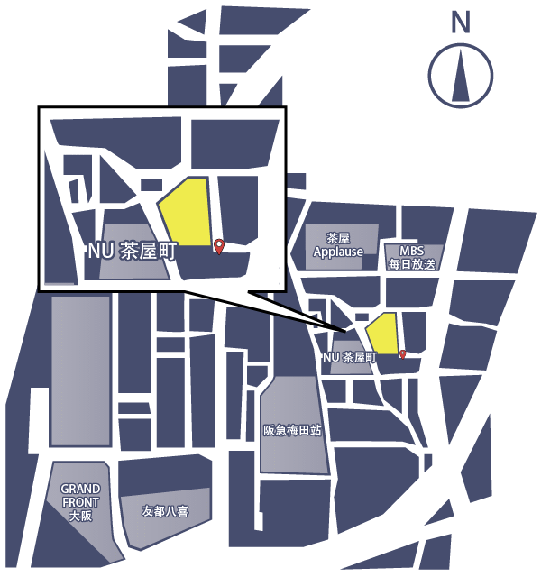 鹤乃茶屋的石板路MAP